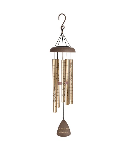Solar Wind Chime - In Angel's Arms Gift Item