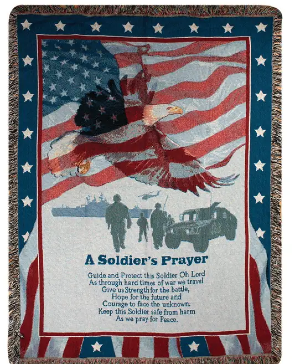 SOLDIERS PRAYER THROW  