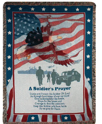 SOLDIERS PRAYER THROW  
