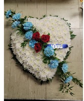 Solid Heart with Swag 18" Solid Heart NFS-S100