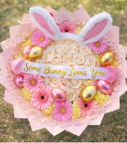 Some Bunny Loves You – Luxury Spring Edition Spring flowers, easter, love and romance 