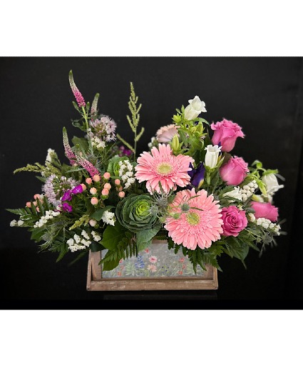 Some Day Soon Decorative tin and wooden box