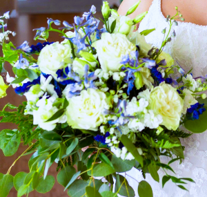 something Blue Bouquet bridal bouquet
