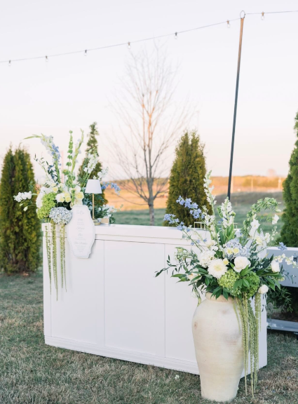 Something Blue Wedding Flowers