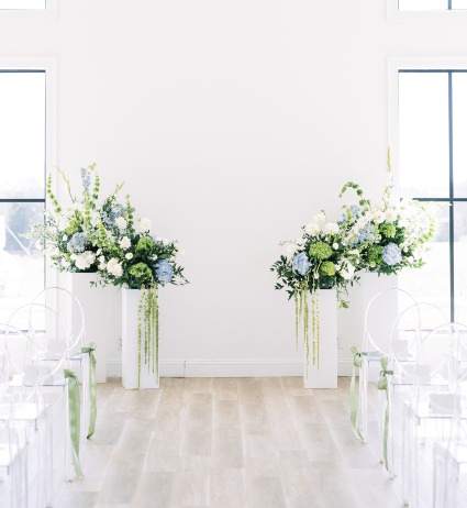 Something Blue Wedding Flowers