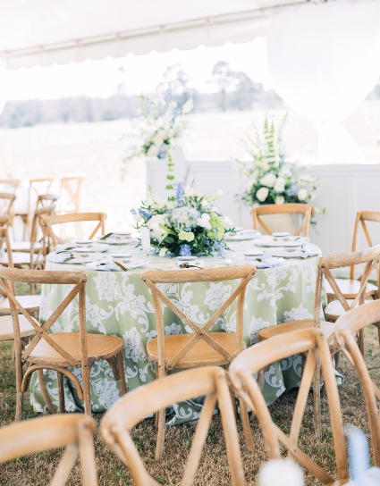 Something Blue  Wedding Flowers