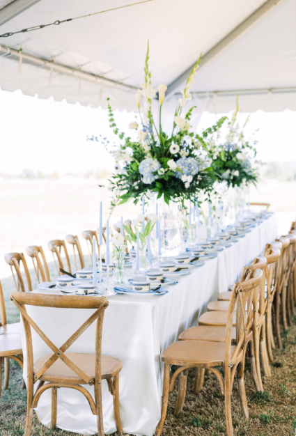 Something Blue Wedding Flowers