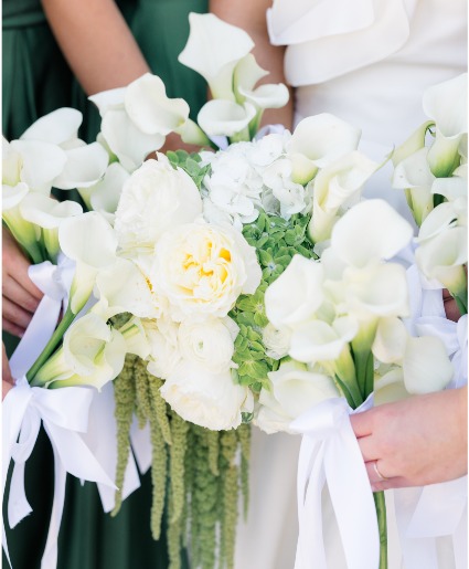 Something Blue Wedding Flowers