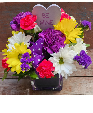 Something Sweet for Someone Sweet Cube arrangement