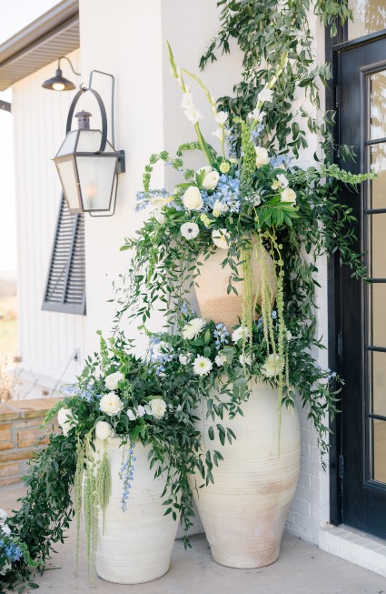 Something Blue Wedding Flowers