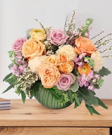 Sophisticated Pastels Lifestyle Arrangement in Laguna Niguel, CA | Reher's Fine Florals And Gifts