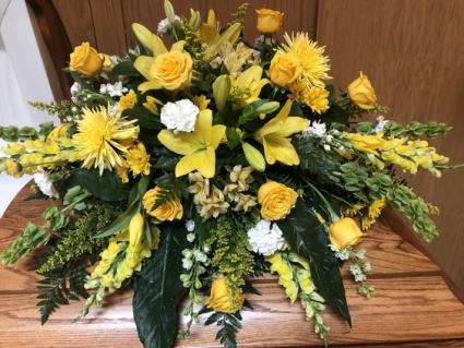 Soulful Celebration  Casket Spray
