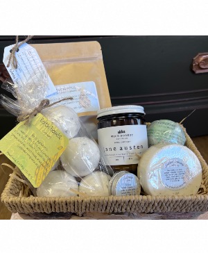 Spa Basket with Candle Spa Basket 