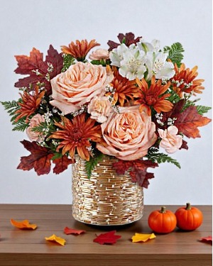 Sparkling Blooms Bouquet Fall