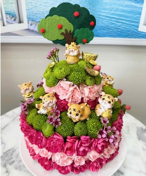 Jungle Tiger Kingdom Cake 