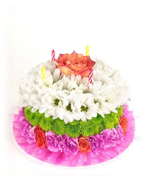 special person flower cake  Floral Design