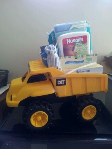 SPECIALTY BABY BOY  GIFT BASKET