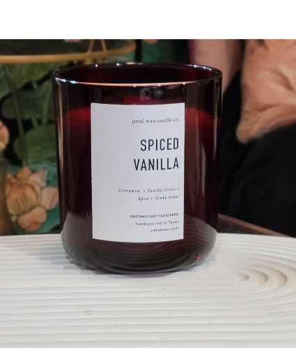 Spiced Vanilla 12oz candle $24.00 