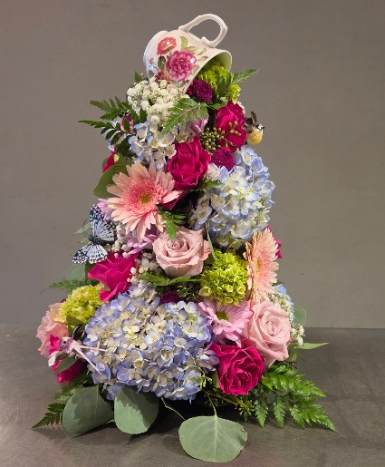 Spilling Over Modern, Whimsical 
