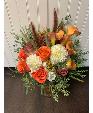 Splash of Fall Bridal and Attendants 