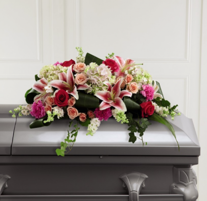 Splendid Grace Casket Spray 