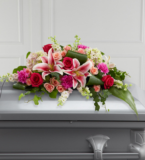 Splendid Grace Casket Spray by FTD 