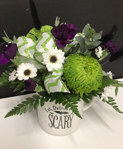 Spooky Mug Mug Arrangement
