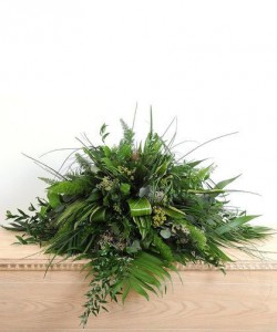 Spray made with greenery  