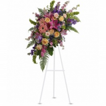 Spray of memories Funeral tribute