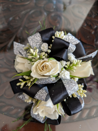 corsages with black dress Brigitte Brianna Black Tie Event Dress