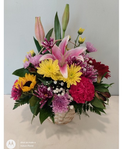 Spring Basket Basket Arrangement