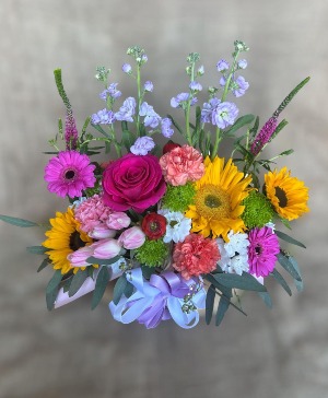 Summers Beautiful Basket  Arrangement