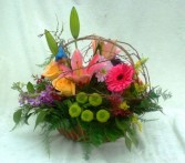 Spring Basket Spring Arrangement