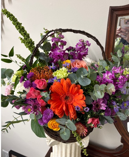 Spring blooms  Fresh Floral basket