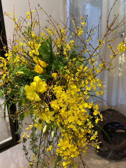 Spring Blossoms Spray Funeral Arrangement