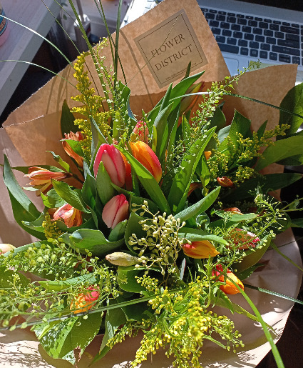 Wrapped Tulip Bouquet Designer's Choice