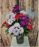 SOLD OUT Spring Breeze Lavender Mason Jar NFS-MD10