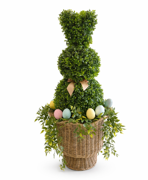 Spring Bunny Basket Silk 