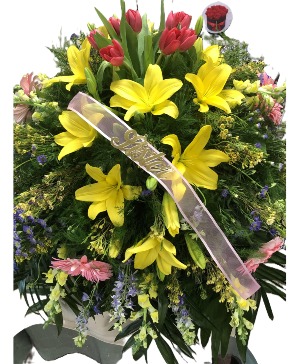 Spring Casket Cover 