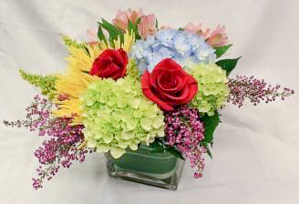 Spring Cube Floral Arrangement