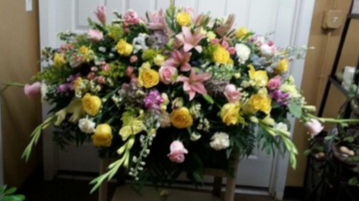 Spring Elegance Casket Spray