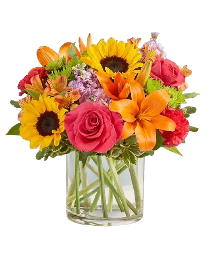 Summer Embrace Spring or Summer Vase Arrangement