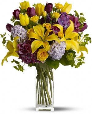 Spring Equinox vase arrangement