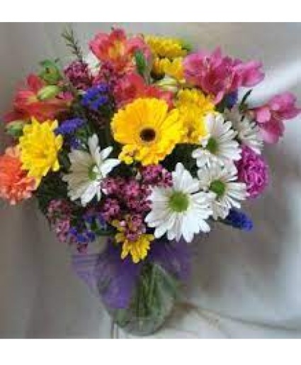 Saturday in the Park  Vase arrangement 