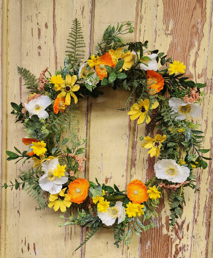 Spring Fling Silk Wreath