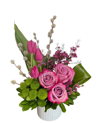 Spring Garden Vase arrangement