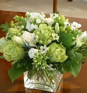 white and green elegance  holiday 