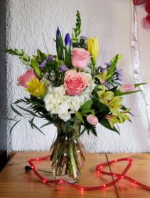 Spring into Love Mixed cut spring flowers