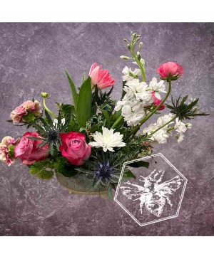 Spring is the Thing B Nest Arranged Florals