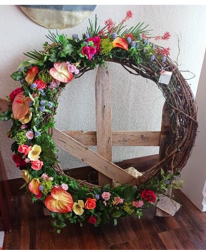 Spring Large Silk Wreath